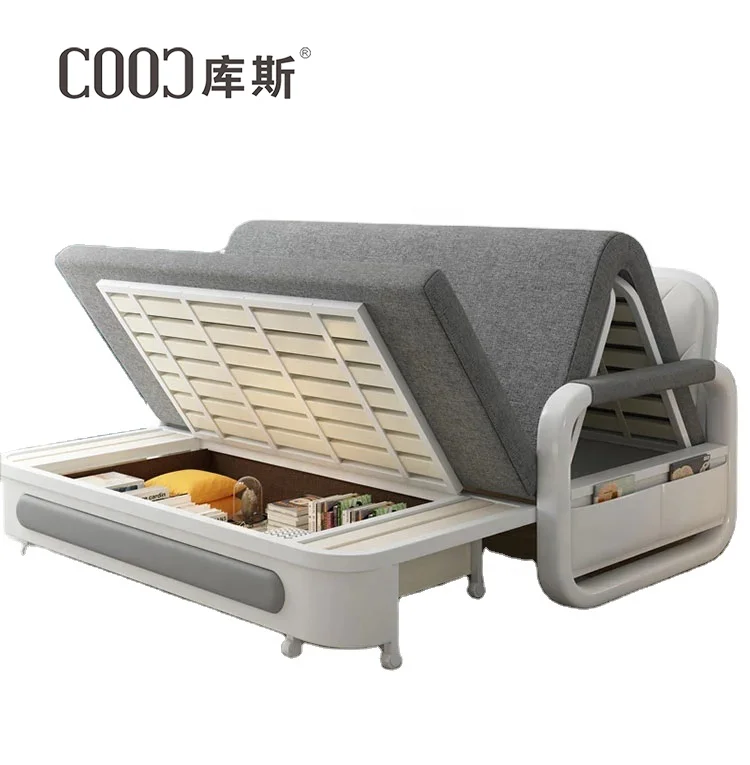 New Arrival divano u bed sofa  Recommend modernism Foldable Small apartment pocket  fancy fabric modern sofas cama