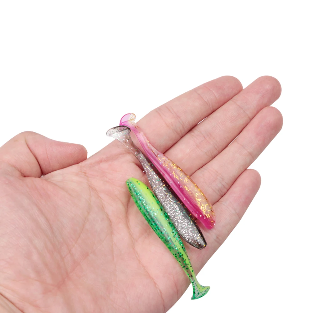
fishing lure soft plastic wholesale swim baits 2g 7cm artificial seawater t tail soft 