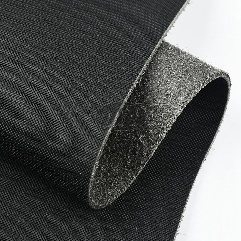 Microfiber fabric Kevlar reinforced rubber silicone leather for pull-up fitness lifting grips