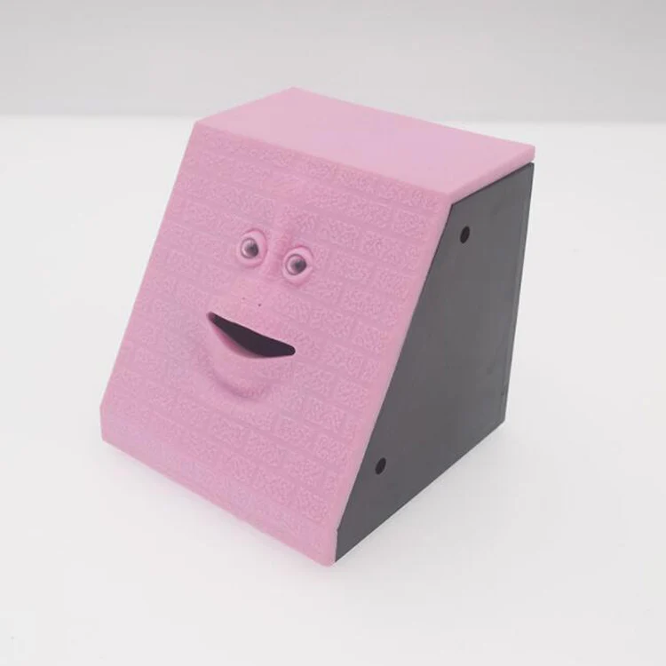 Personalized Kids Toys Automatic Money Bank Box Novelty Face Eating Coin Saving Safe Deposit Digital Cash Piggy Banks