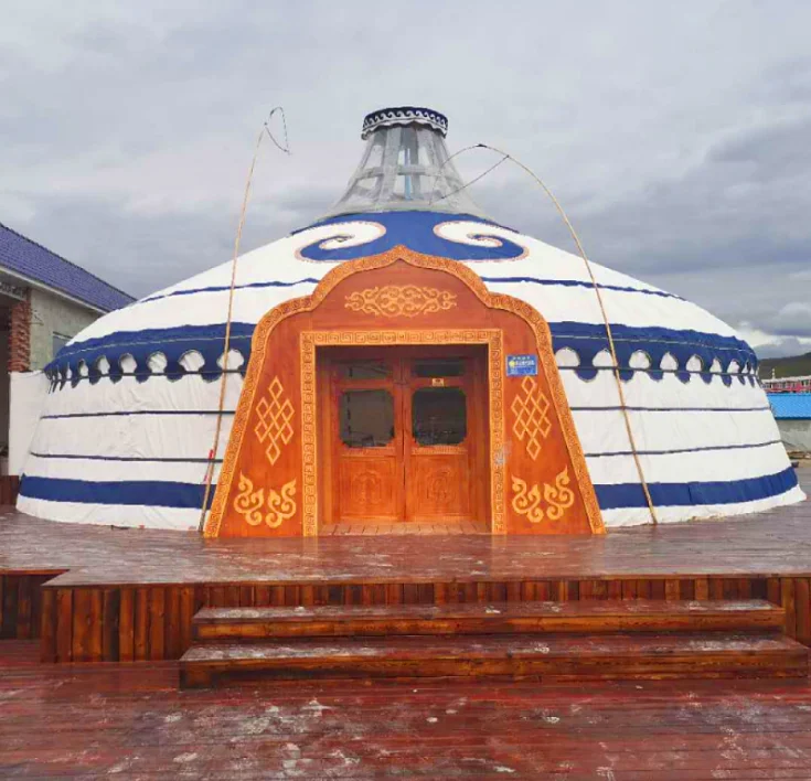 Luxury Event Mongolia Yurt Tent For Party