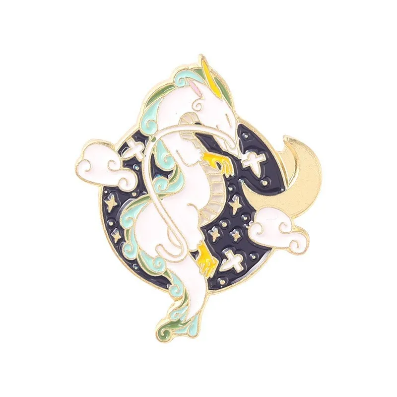 Wholesale Hot Spirited Away Ogino Chihiro Nigihayami Kohakunushi No Face Man Japanese Anime Alloy Badge Brooch Pin