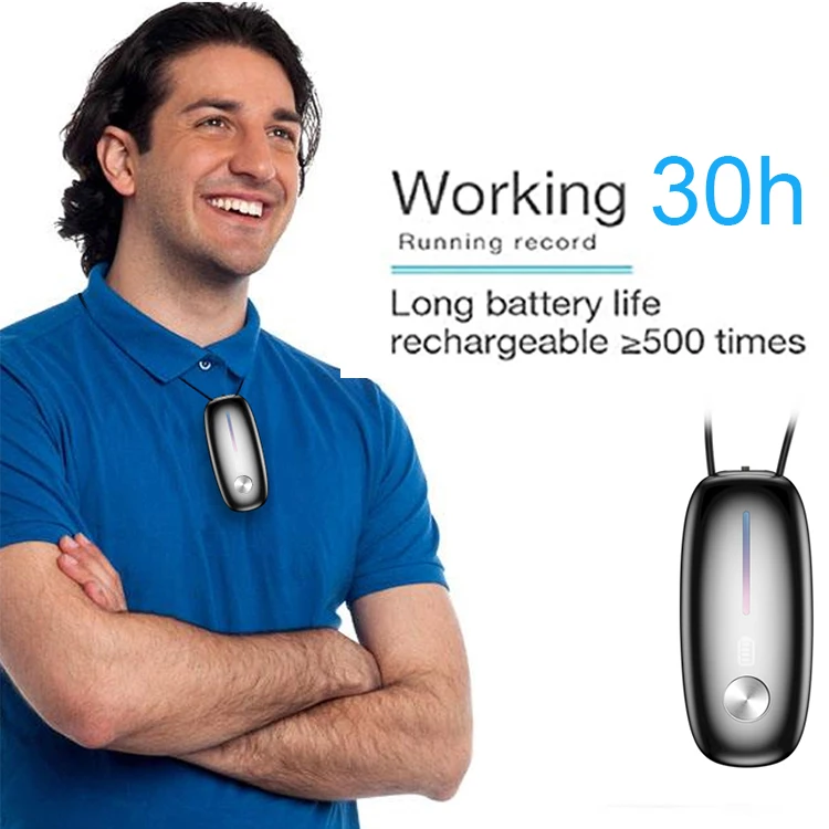 
Anion air purifier factory direct wholesales necklace air purifier wearable air purifier 