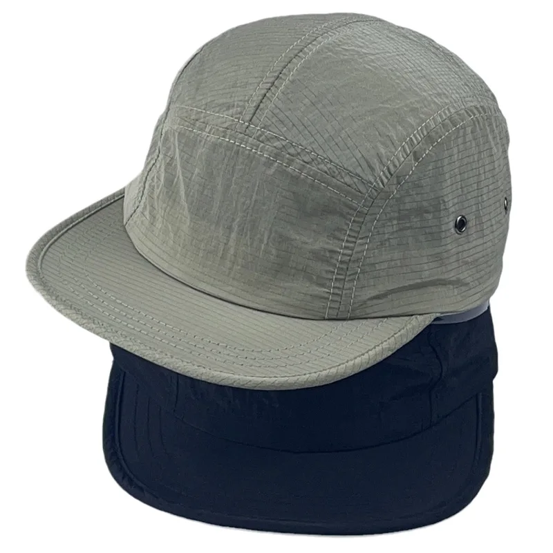 Outdoor Adventure Waterproof Quick-Dry Baseball Cap - Japanese Street Style Five-Panel Design