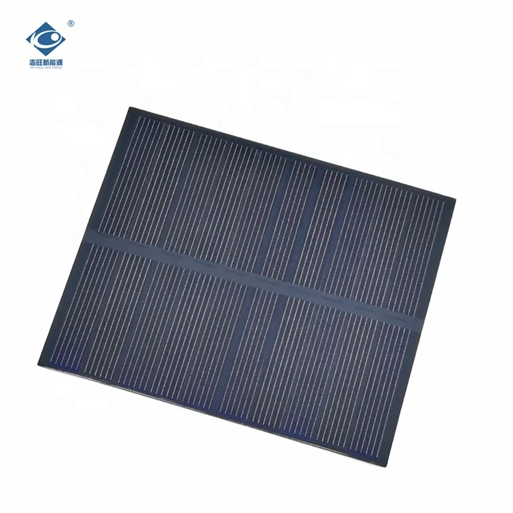 5V Mono Hunting Camera Solar Panel Charger ZW-100822 Transparent ETFE/PET Semi Solar Panel 1.0W