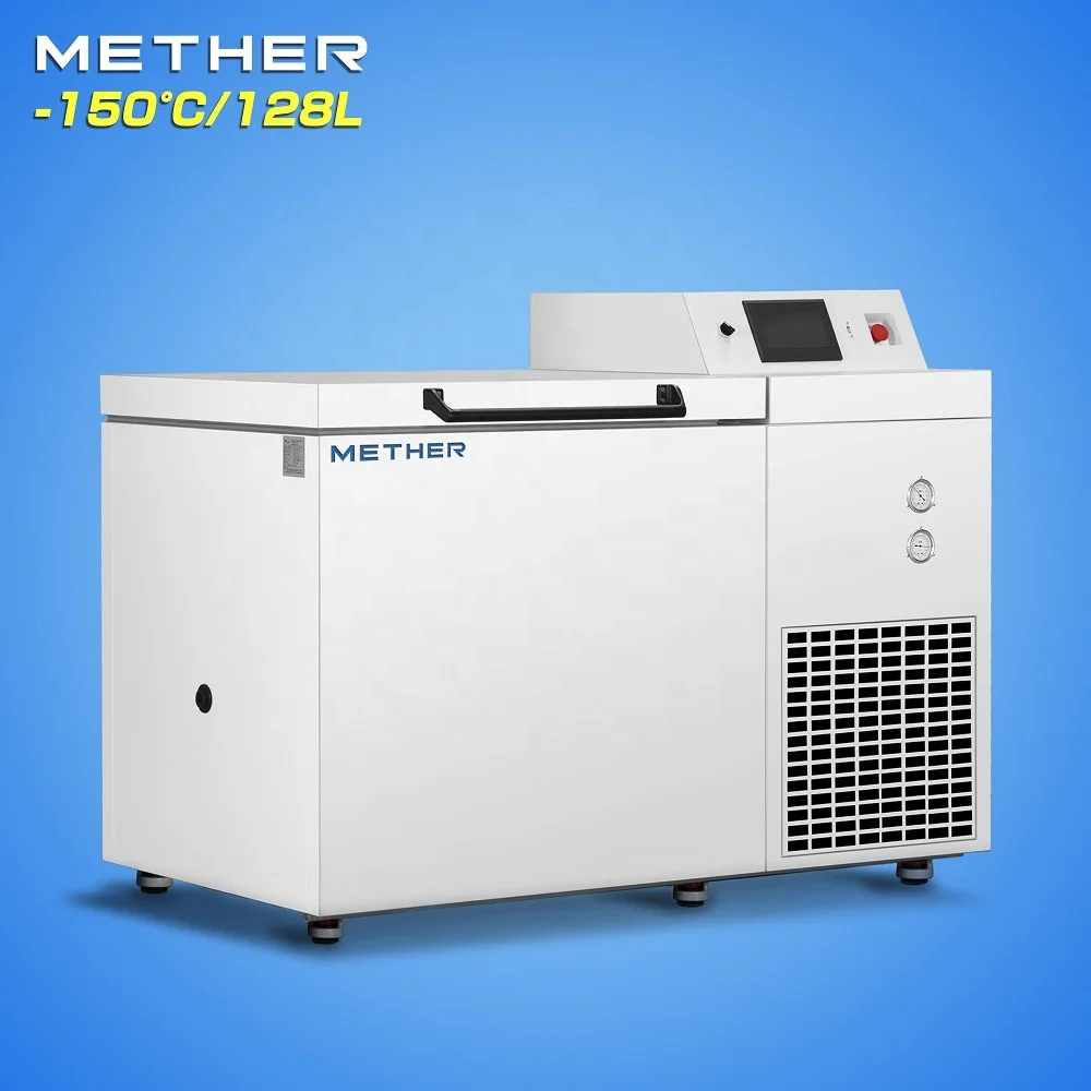 Mether Minus 150 Degree Ultra Low Freezer for Medical Laboratory Vaccine Storage 128 liters MDF-150H128 Touch Screen