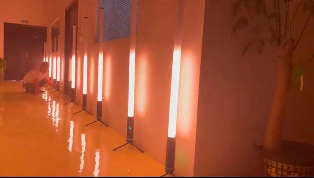 360 Degree Lighting Tube Lights UV Colors Dmx Led Pixel Tube Light For Building Uplight Decoration