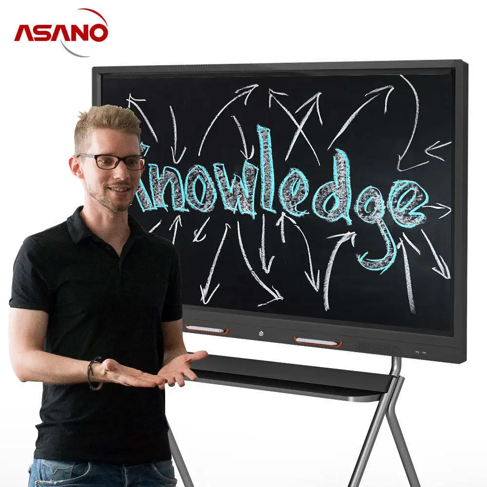 T-B255I High Quality Super Slim Led 4K Smart Touch Board 55 65 Inch Digital Notice Board For School