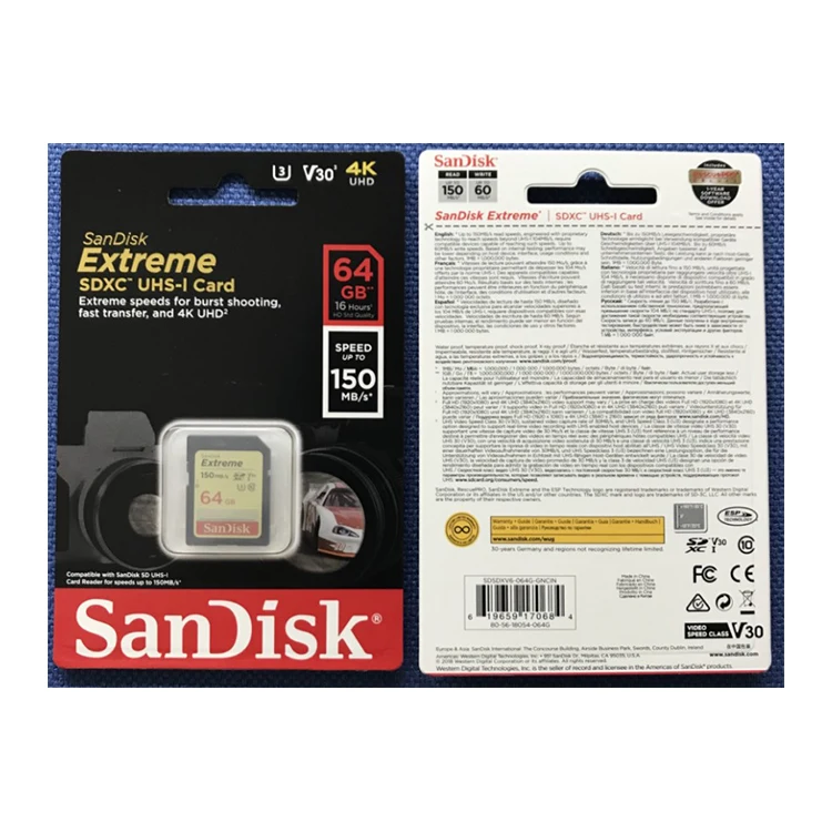 SDSDXV6-064G-GNCIN extreme sd 150