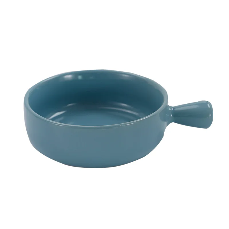 Керамическая миска с ручкой, Салатница, духовка, специальная миска для выпечки