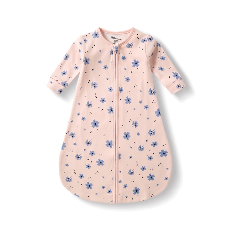 Winter Long Sleeve Baby Sleeping Bags Newborn Baby Sleep Clothes Knitted Plain Cotton Toddler Sleep Sack Wholesale