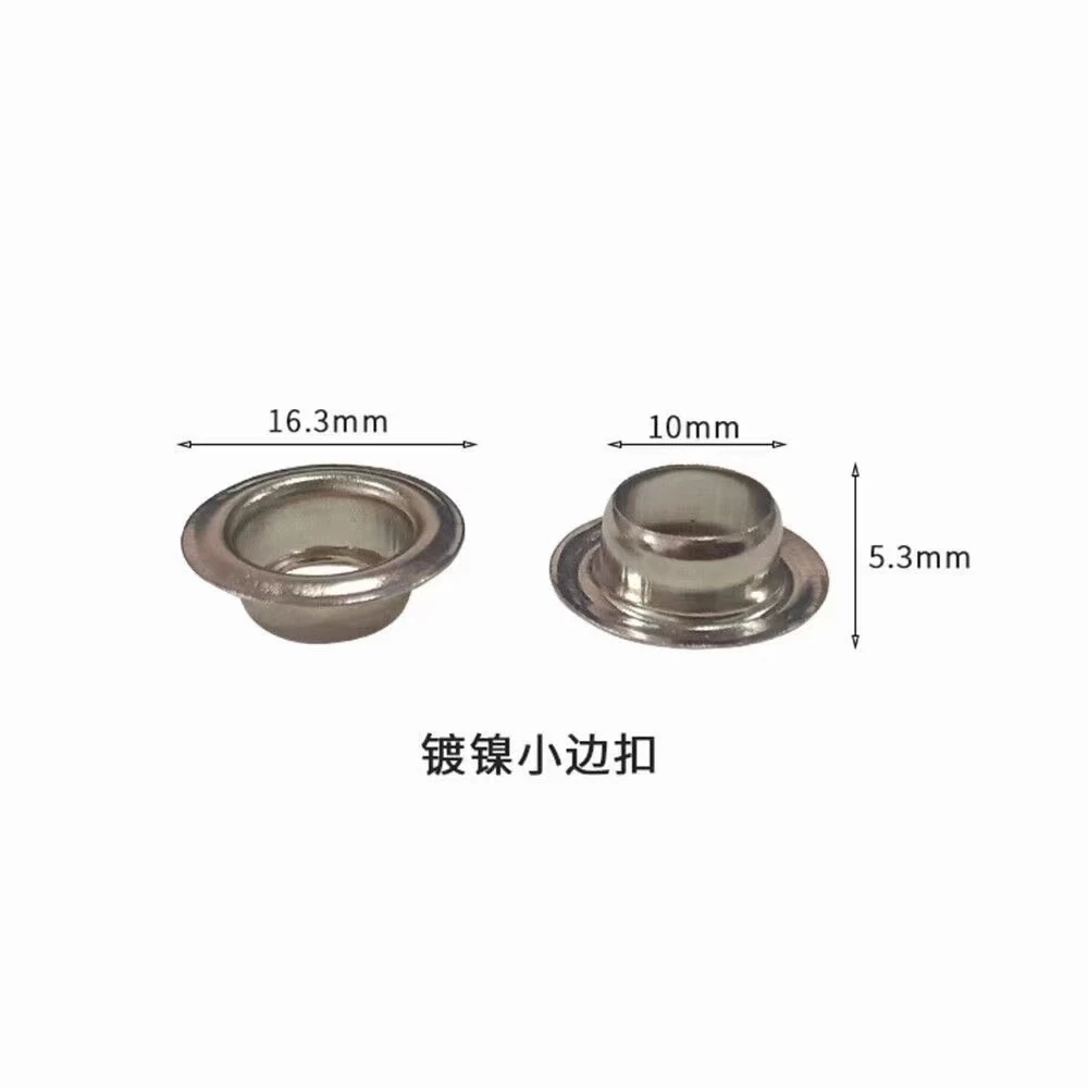 5.5mm/6mm/8mm/10mm/12mm eyelets used on grommet machine for tarpaulin/tent/banners/tab/cloth