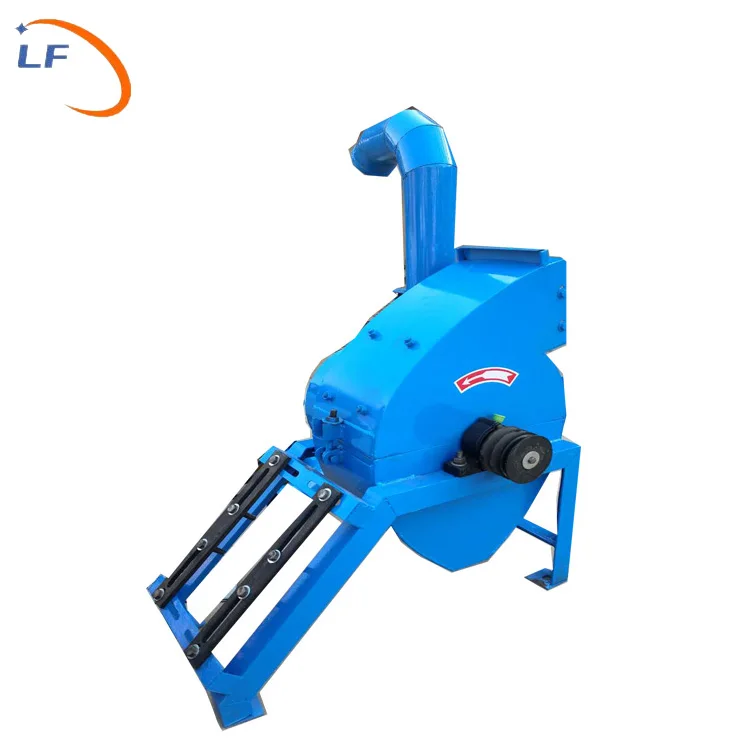 Large Custom Tree Branch Wooden Bio Corn Cob Walnut Shell Chipper Grinder Wood Shredder Crusher Machine With Blade Diesel Engine