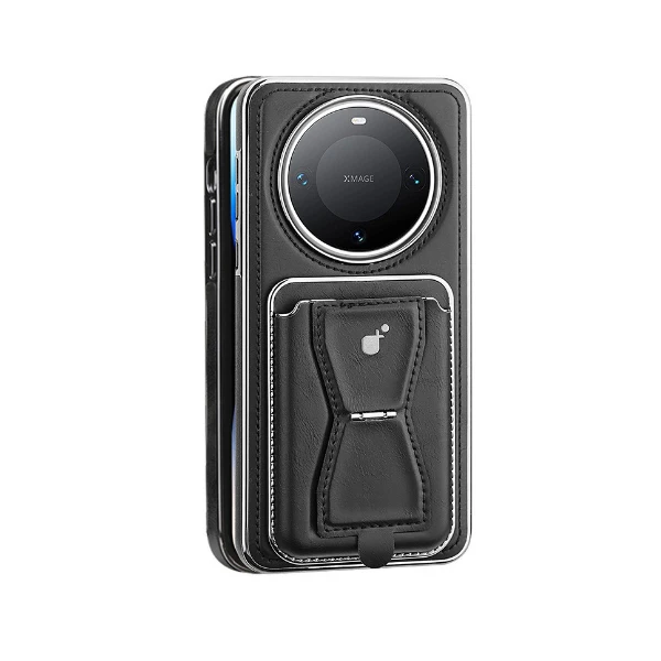 New design 2 in 1 function men popup wallet fully covered anti-fall phone case magnetic card holder for mobile phone