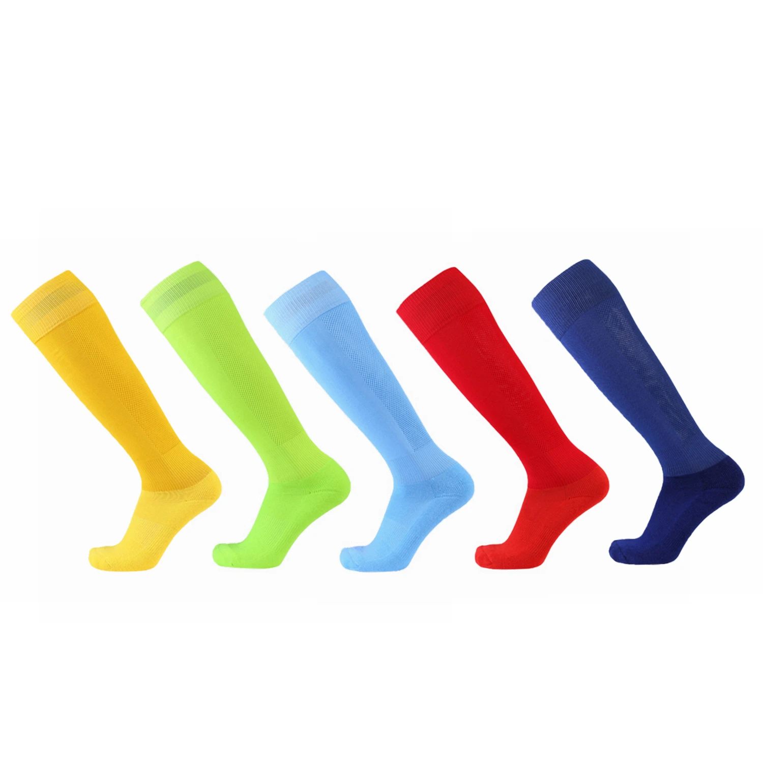 High quality wholesale custom long football crew athletic soccer socks for men