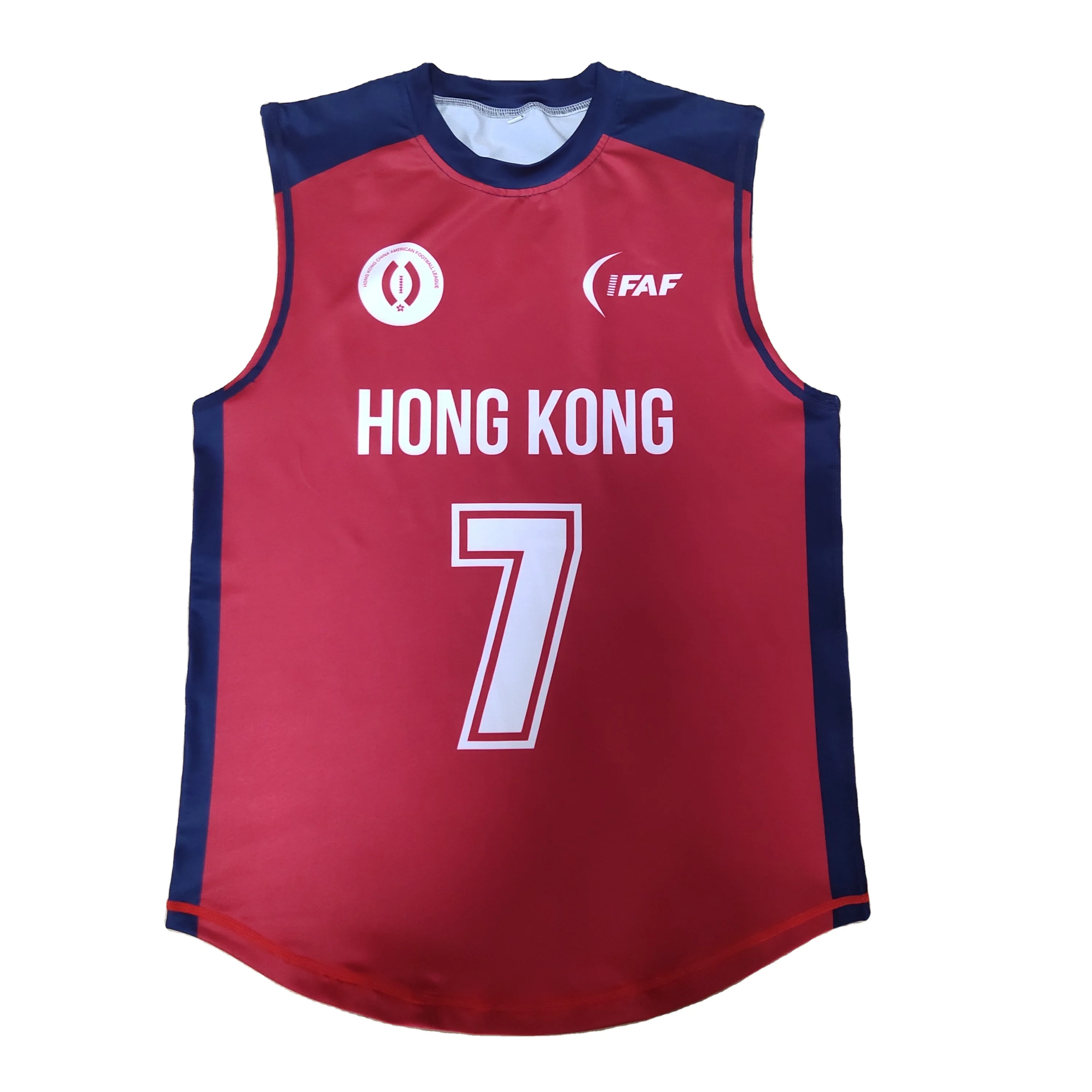 Hot Sale 7 on 7 Football Uniforms, Sublimation Customized 7V7 Football Jersey