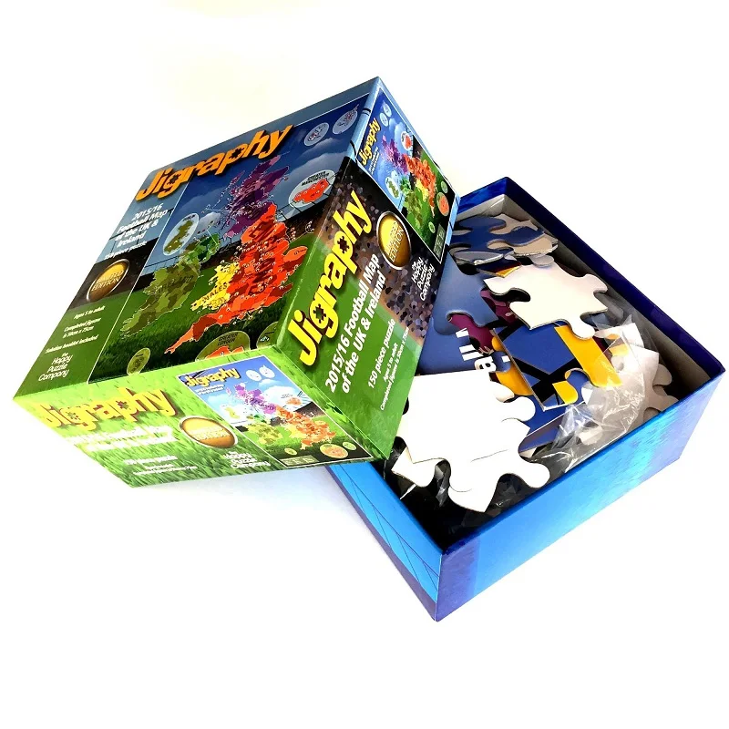 2mm High Quality Board Grey Board Spot Uv Die-Cutting 500 1000 Pieces Jigsaw Puzzle For Kids And Adult