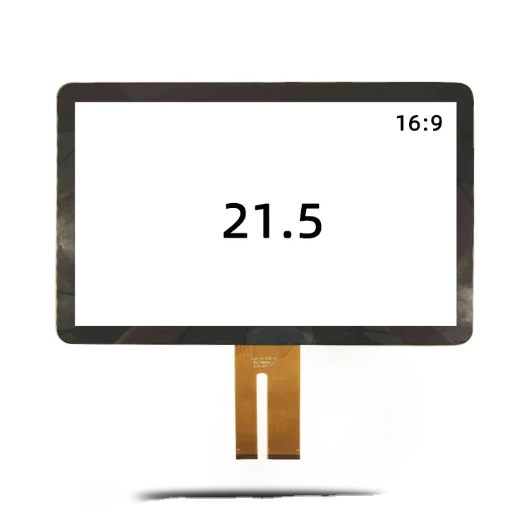 21.5inch pcap touchscreen monitor lcd advertising displayer signage outdoor waterproof 3mm super slim glasscapacitive touch film