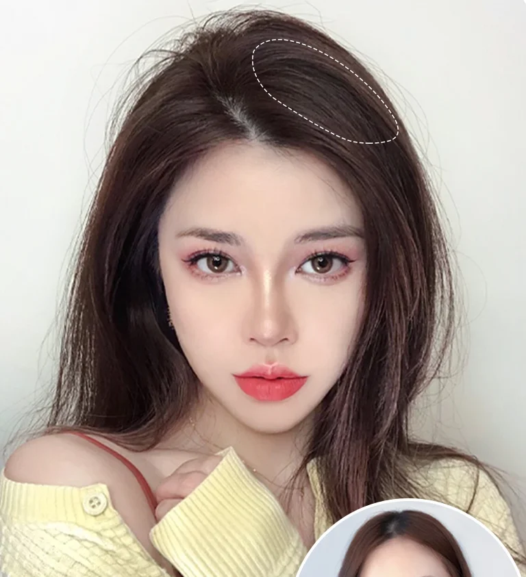 Alileader Newest Brazilian Virgin Hair Air Bangs Well Priced Fashion 100 Human Hair Front Fringe Clip in Hair Extension Soft HEN