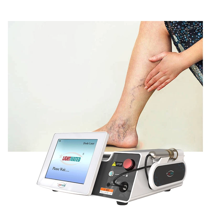 Medical Grade EVLT Diode 60W 980nm 1470nm Varicose Spider Vein Vascular Laser Endovenous Evla Surgical Device for Hospital