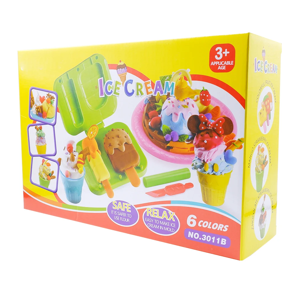 Kitchen Toy Set Plasticine Educational DIY air clay Games Modeling Clay Tools Playdough Set plastilina juegos