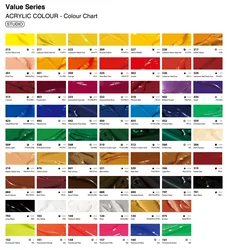 24color wholesale pintura acrilica and artist acrylic paint color set