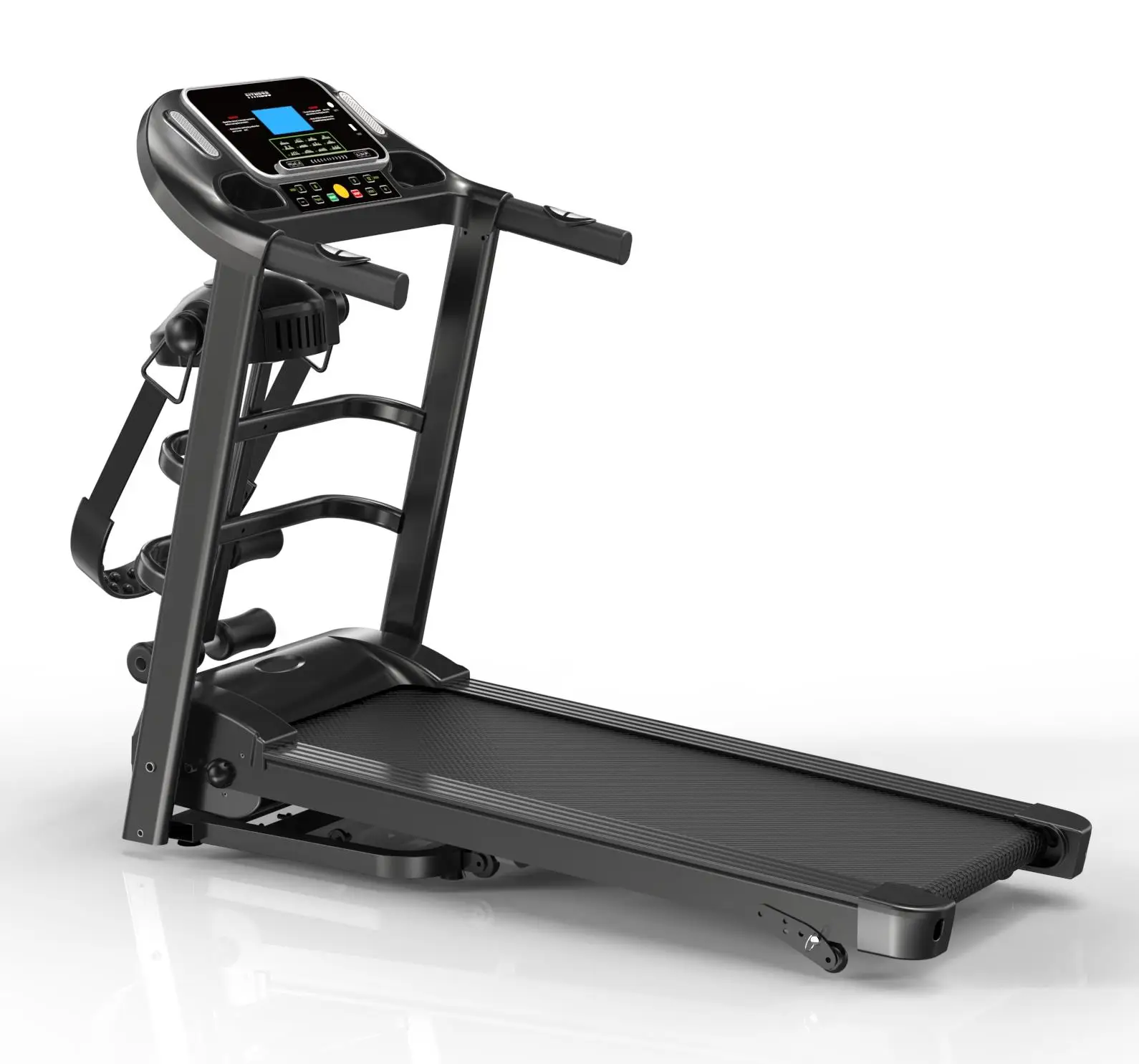 Best Easy Up Home Folding Treadmill Euro Fitness Equipment Incline 2hp With 5-inch LCD Display
