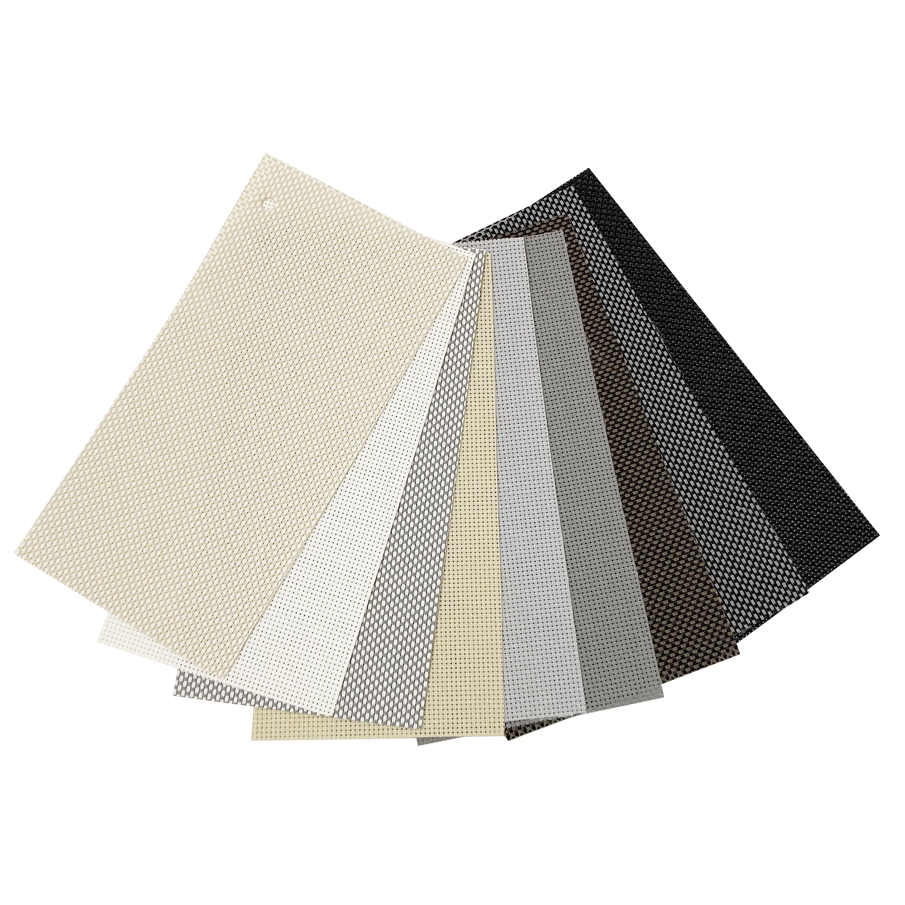 Высококачественные водонепроницаемые огнестойкие солнцезащитные роликовые жалюзи из полиэстера и ПВХ