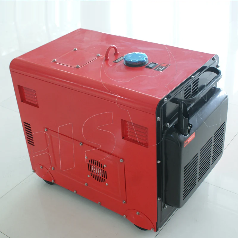 Bison China Diesel Generator 3 Phase 7.5 Kva Portable Electric Super Silent Diesel Generator Set 7 Kv