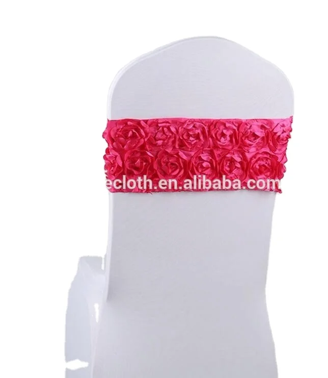 
Weeding cheap red rose chair covers chair sashes 