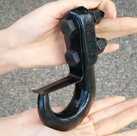 Heavy-Duty Forged Steel Tow Hook Universal Recovery Tow Hooks Plated Car Racing Tow Hook