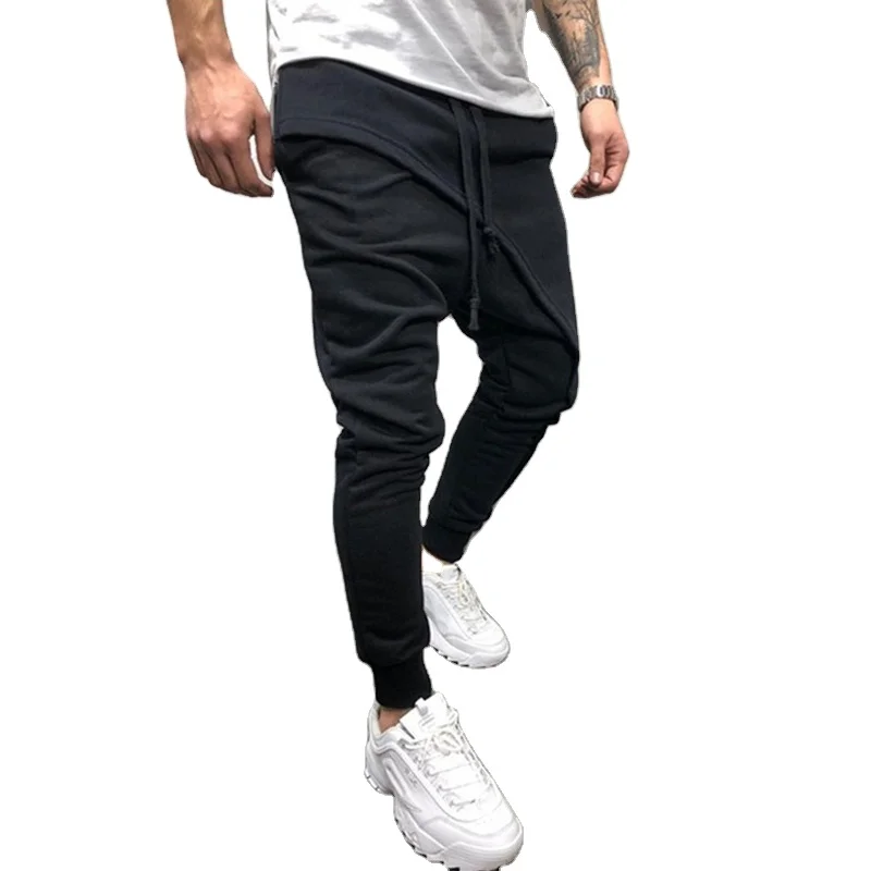 Fashion Men Sweatpants Hip Hop Trousers Japanese Streetwear Drop Crotch Mens Jogger Pants
