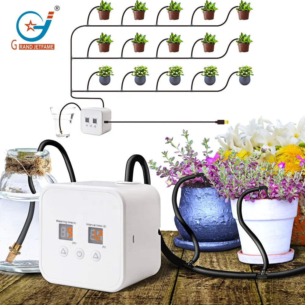 
Система автоматического полива комнатных растений в горшках, других садах, набор для автоматического капельного полива растений  (62504234984)