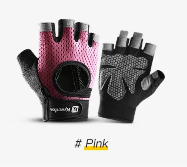 A0042 Men Women Summer Breathable Antiskid Sports Mittens Half Finger Fitness Gloves For Outdoor Cycling Skate Gym Running