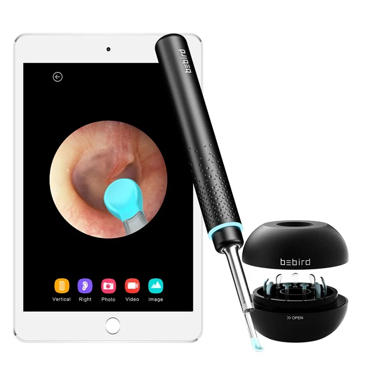 Intelligent smart phone compatible wireless Bebird M9 pro led otoscope ear camera scope earwax remover