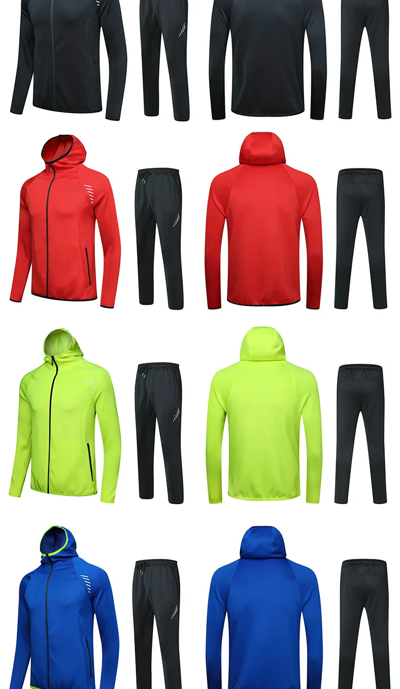 unisex sports suit fast dry comfortable jacket hooded casual fitness running jacket outdoor track suits men sport tracksuit
