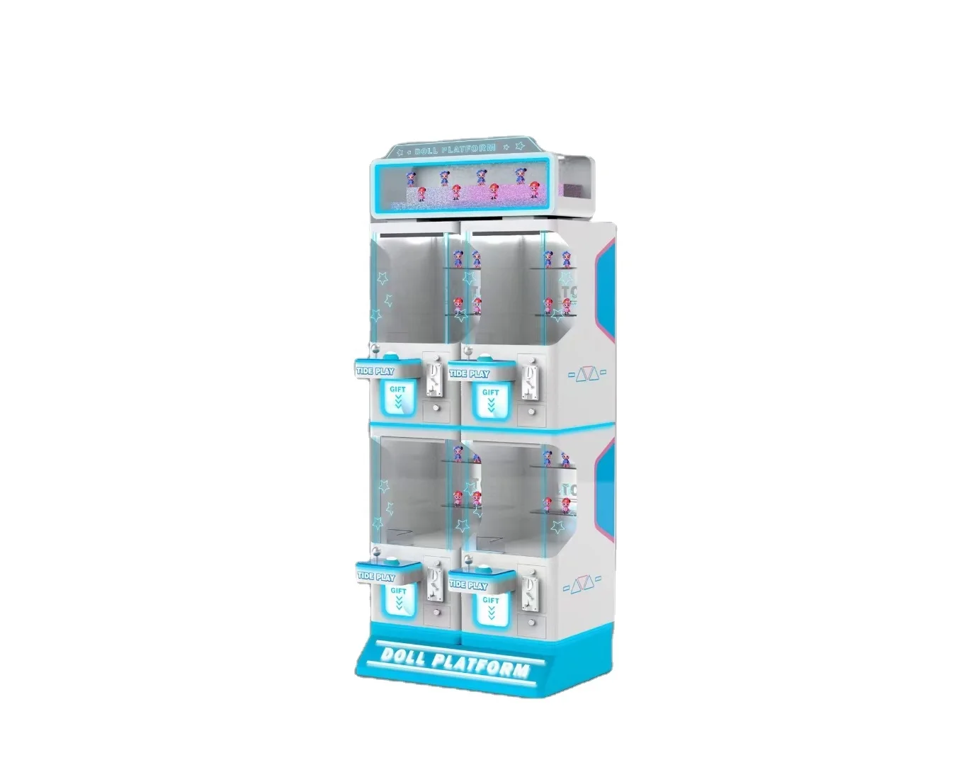 Neofuns Coin operated 4 Players Indoor Game Crane Machine Cheap Mini Claw Machine