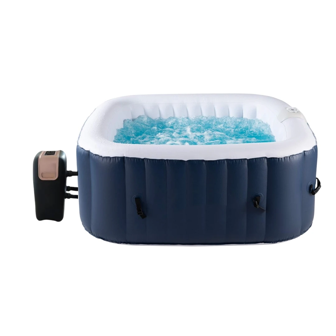 New Trend Inflatable Spa Hot Tub Round Spa Portable Hot Tub Model 2-4 Person Outdoor Inflatable Spa Massage Tub