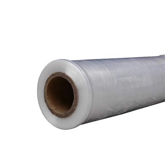 China Producer Elongation 100-120% Edge folded Clear PE pre-stretch film