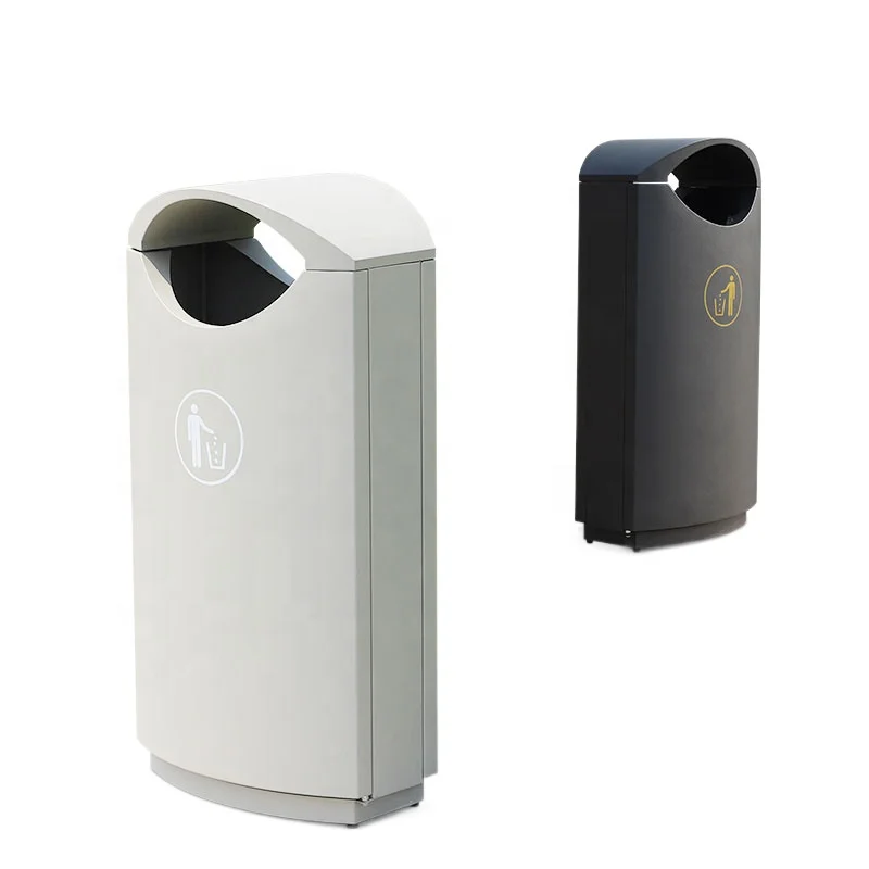 Уличный уличный металлический мусорный бак для мусора мусорное ведро продажи