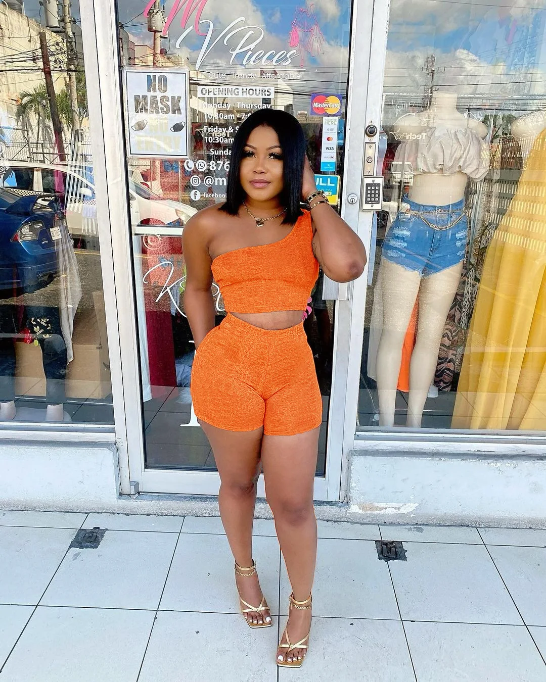 Free LOGO Summer  Two Piece pants Set Short Sleeve Crop Top And Shorts2 piece sets summer women two pieces sexy