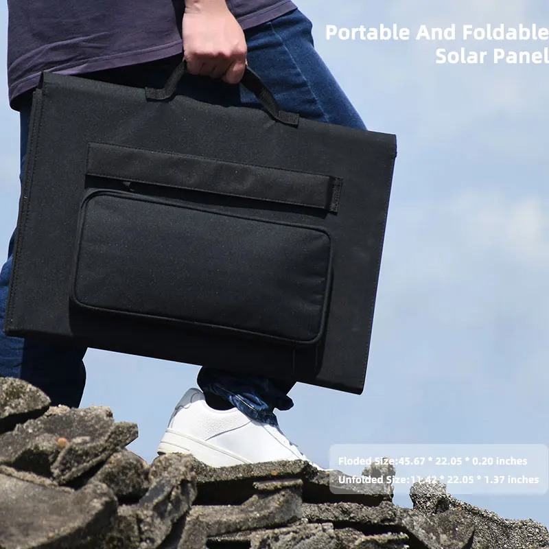 100w Mono Solar Panel 200w Portable 120w Waterproof 18v Foldable Outdoor 100 Watt Folding Solar Panel