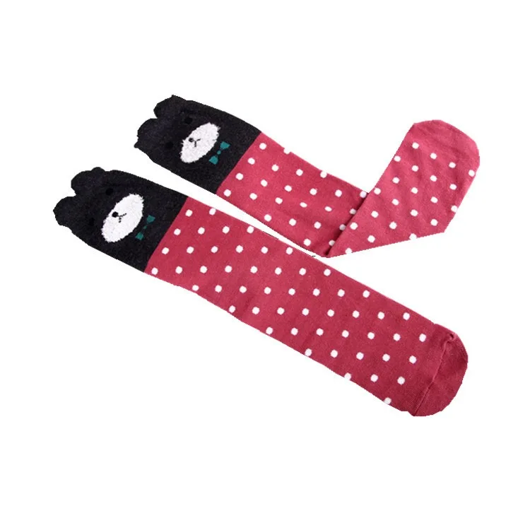 REMOULD Custom logo Animal Bear Cat Knee High Socks Custom Wholesale Knee Cat fox Socks