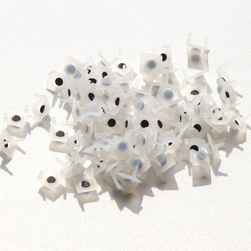 100pcs/bag Drop Shipping 10*10*4.5mm silicone button keypad electronic silicone rubber button silicone single keypad