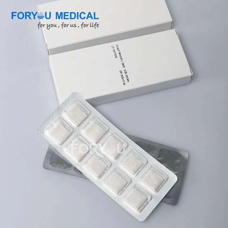 Foryou medical Cellulose material dental surgery gauze dentistry Gauze hemostatic first aid gauze