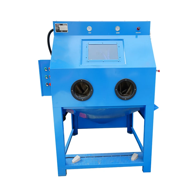 Surface treatment water vapor blasting machine with glass bead abrasive