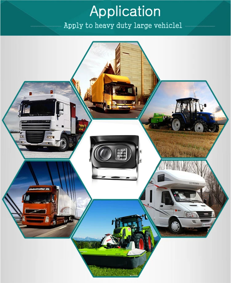 Crafter Camera Vehicle Excavator Back up Camera For Trucks