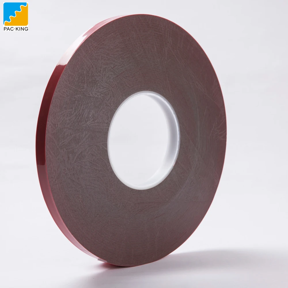 Custom die cut no residual clear black high quality strong adhesive double sided foam acrylic tape bonding foam mounting tape