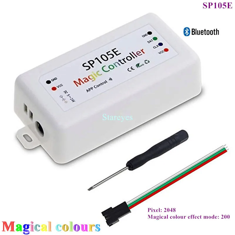 Контроллер светодиодной ленты Magic Color SP105E SP106E SP107E SP108E SP110E SP511E SP601E SP602E SP608E SP611E WS2811 WS2812B SK6812 IC