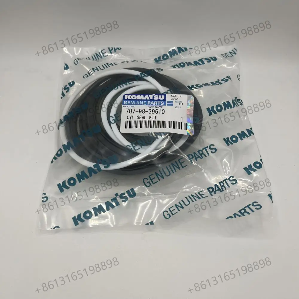 Komatsu Bucket Hydraulic Cylinder Seal Kit Excavator PC200-8 PC200LC-8 PC210-8 PC228 Service Kit 707-98-39610
